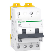 Переключатель трехпозиционный 63А 230В 2-полюсный 3м A9SCO263 Schneider Electric